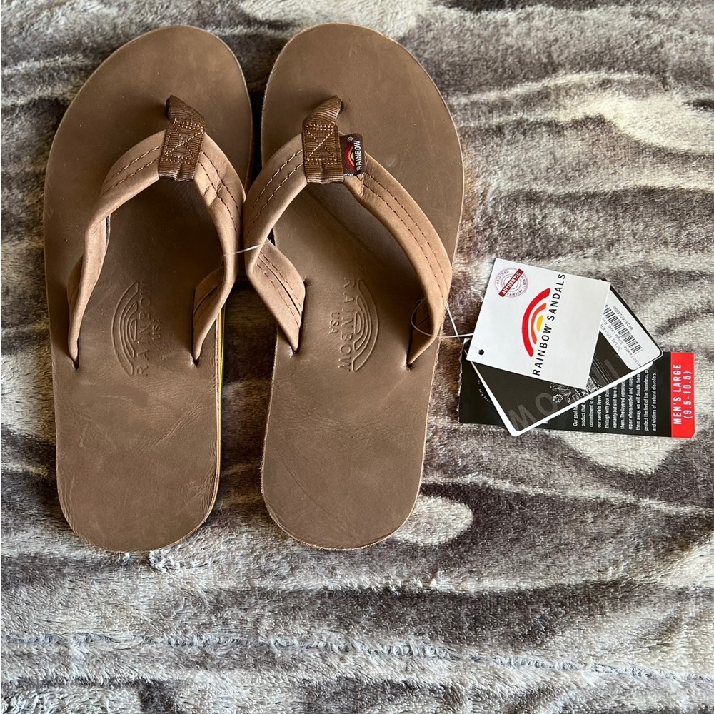 Men’s Rainbow sandals 
Brand new never worn with tags 
Size 9.5-10.5
